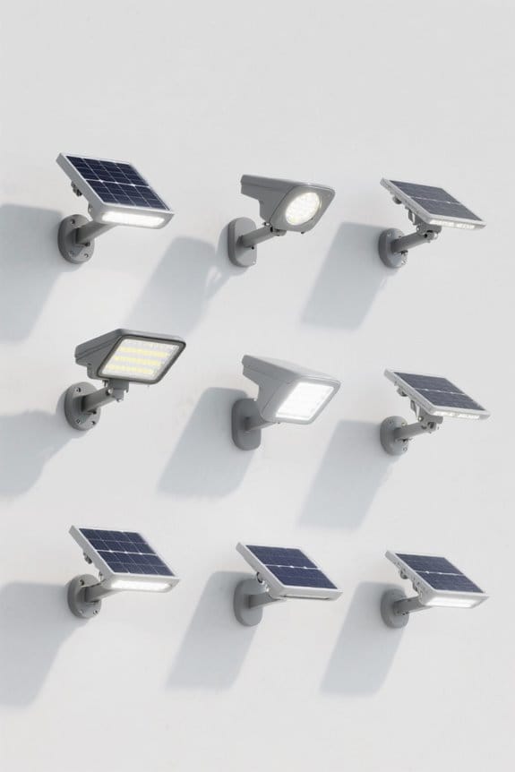 efficient solar garage lighting