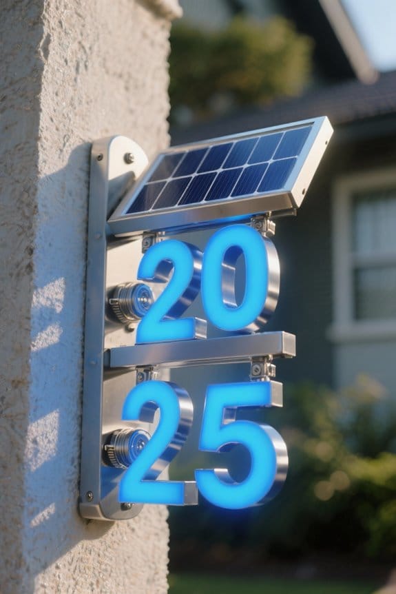 solar house number considerations