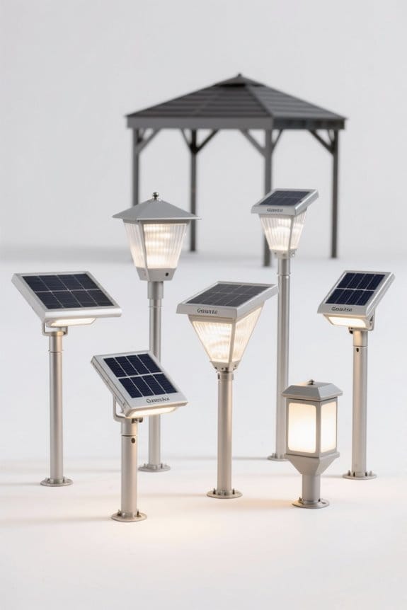 solar lights for gazebos