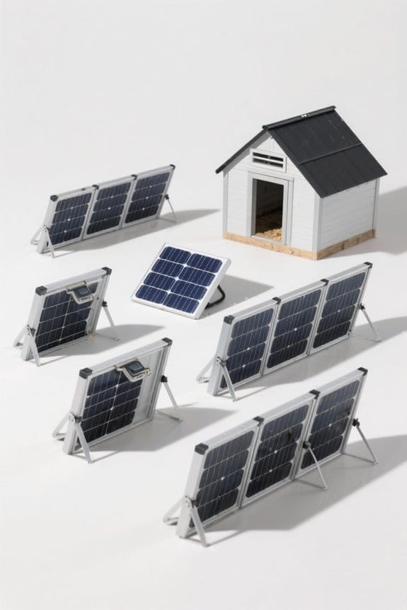 solar panels for chickens