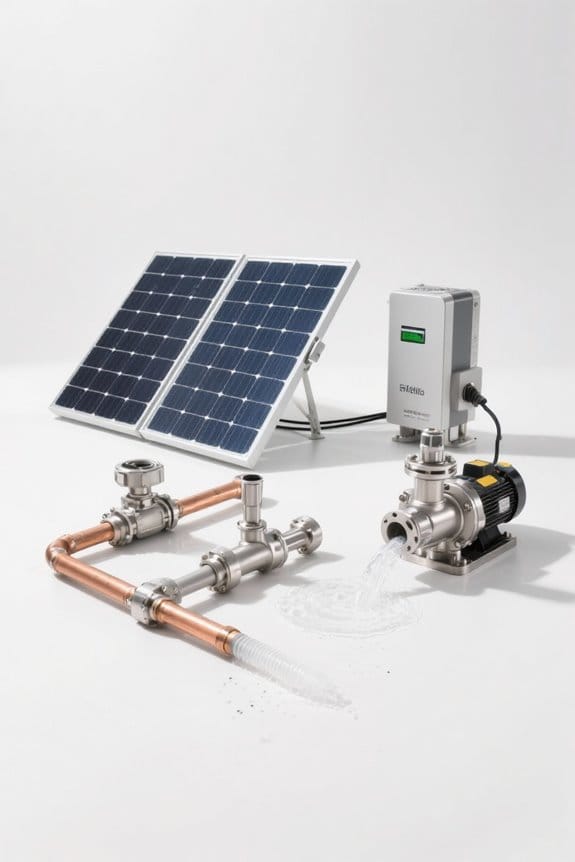 solar powered water extraction systems