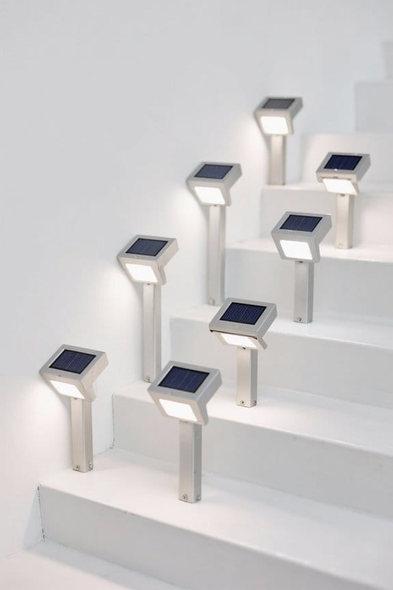 stylish solar pathway lighting