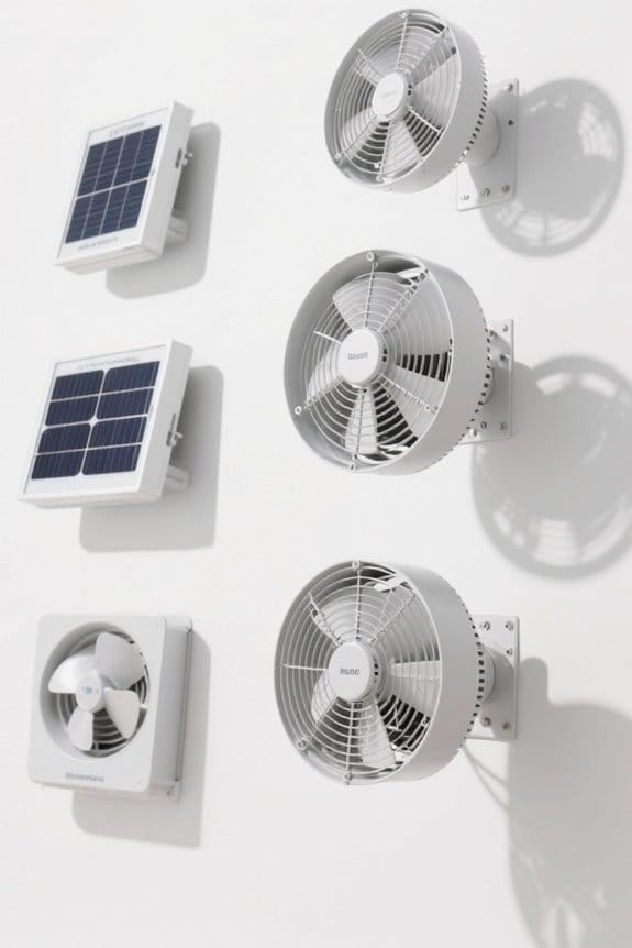 top solar exhaust fans
