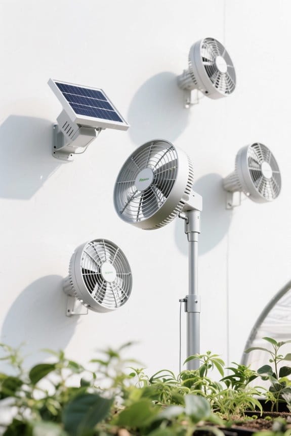 top solar greenhouse fans