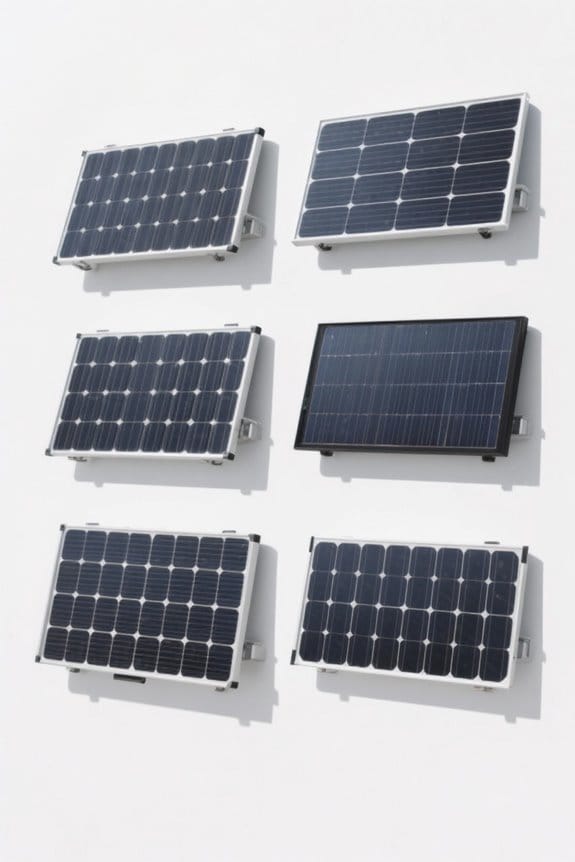 top solar heating panels