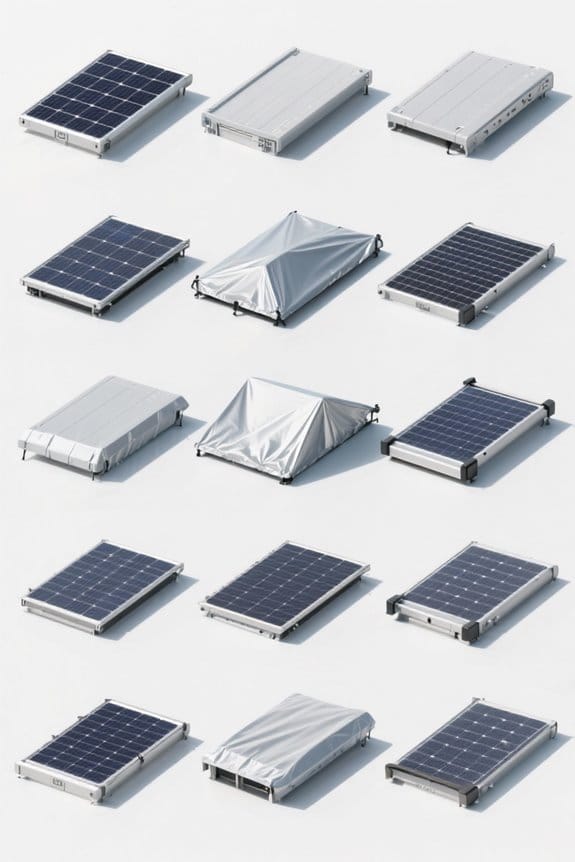 top solar panel shields