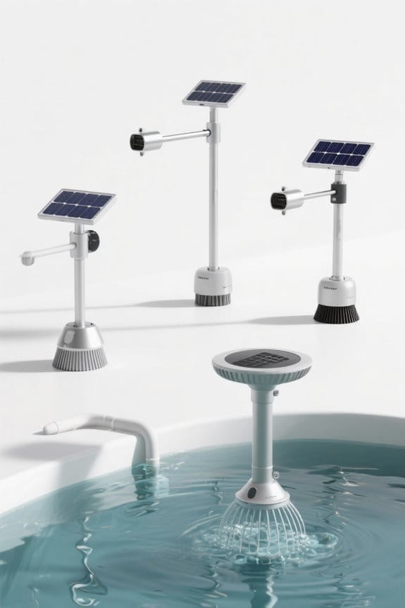 top solar pond aerators